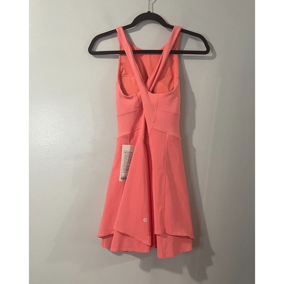 LULULEMON Dress Women's 6 Raspberry NWT Court Crush Hidden Pockets Tank Tennis - Picture 8 of 12